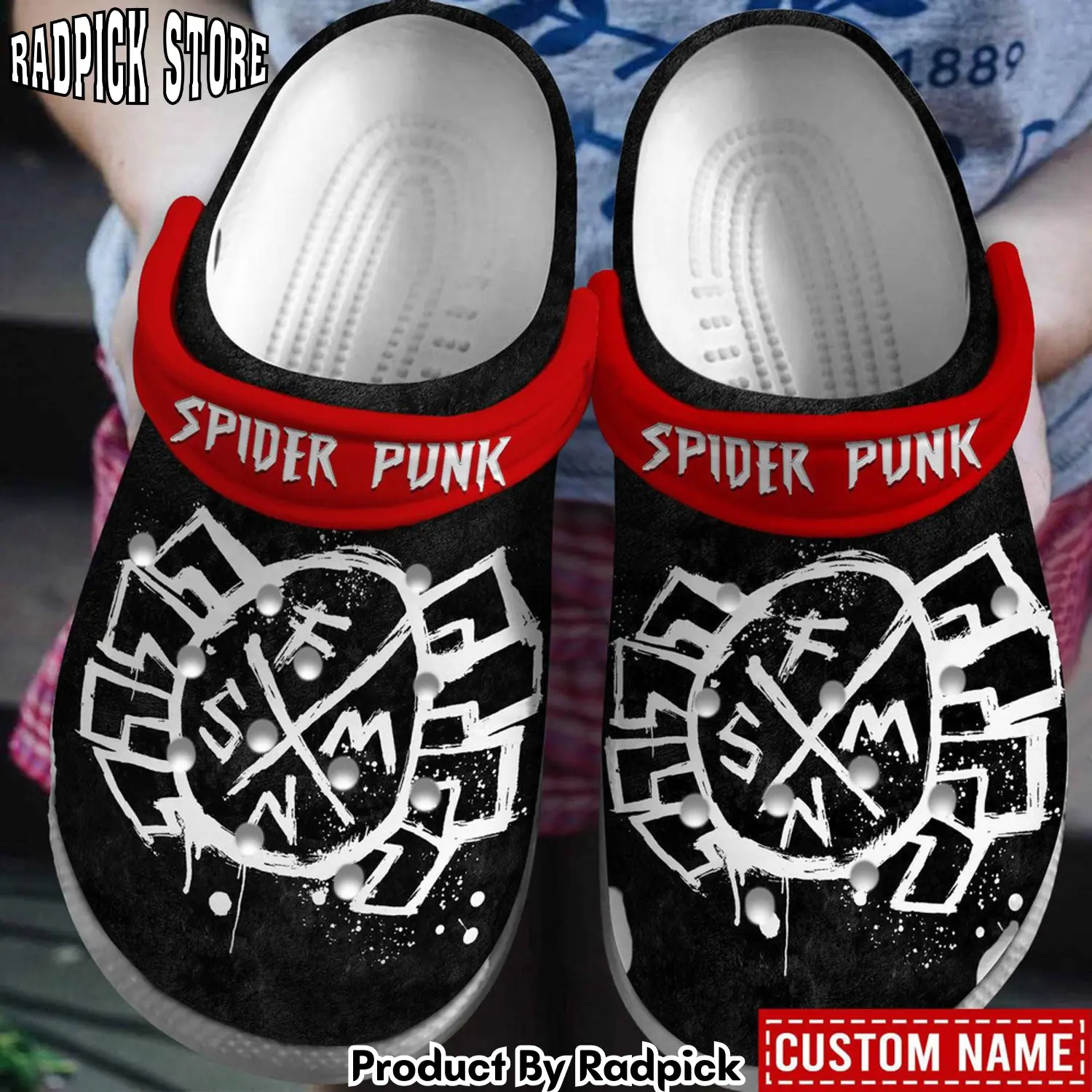 Radpick spider man movie cartoon comic clogs shoes comfortable for men women fui rp6521356